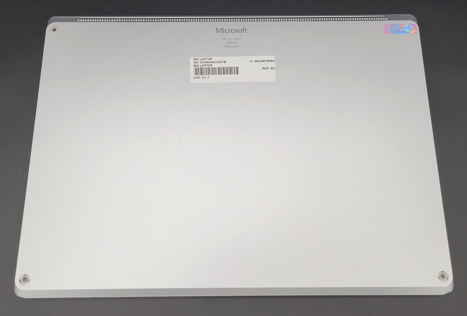 Microsoft Surface Laptop 5 15″ 1979 i7-1255U 12th Gen 8GB RAM 256GB SSD Read