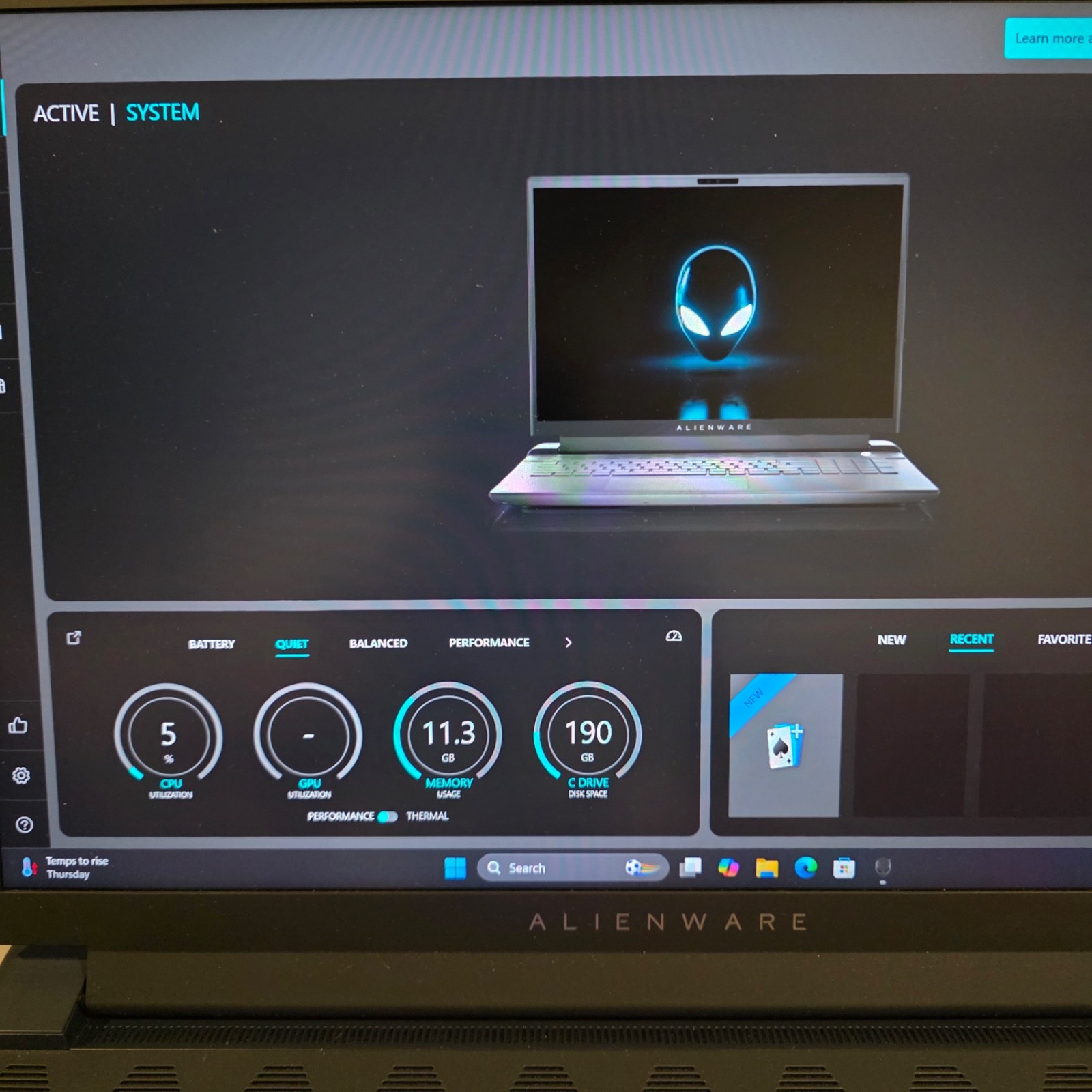Alienware M18 R1 480Hz i9-13980HX 32GB 2TB SSD RTX 4090 175W 16G DDR6 CherryMX