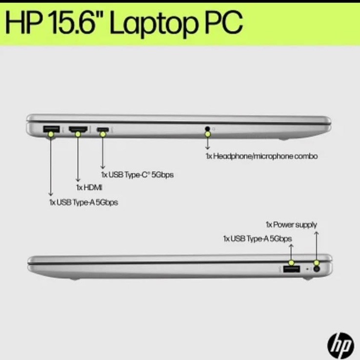HP 15-FD0025ST 15.6″ i5-1335U 8GB RAM 256GB SSD Laptop Windows 11 W/ Fingerprint