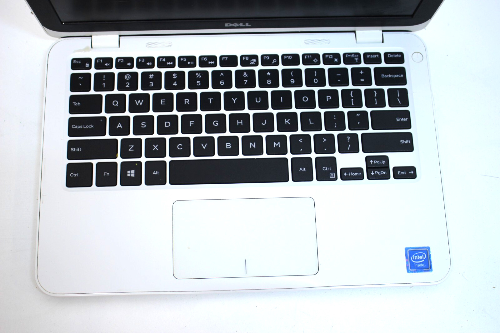 Dell Inspiron Mini Laptop p24T Parts only – Broken Screen, White, no cord