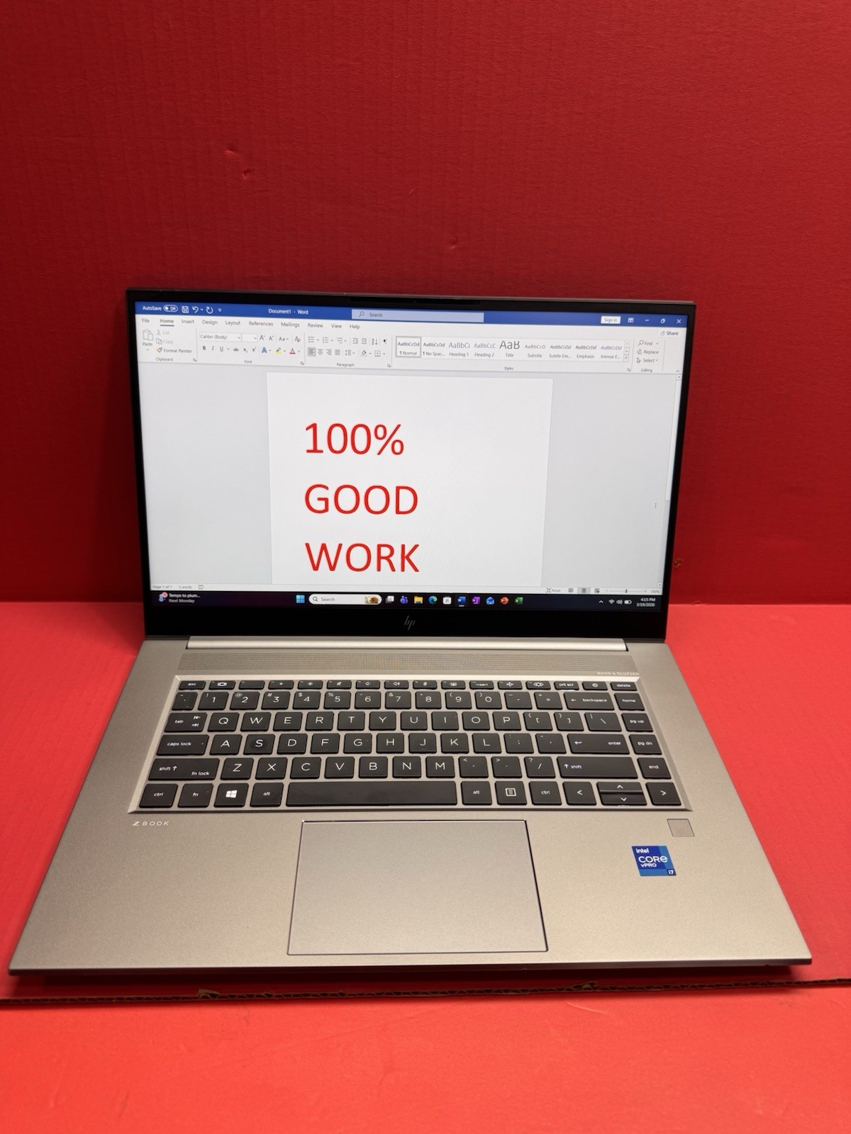 HP ZBOOK Studio 15.6” G8 Mobile Workstation 11th i7 11850H 2.5GHz 32GB RAM 1TB