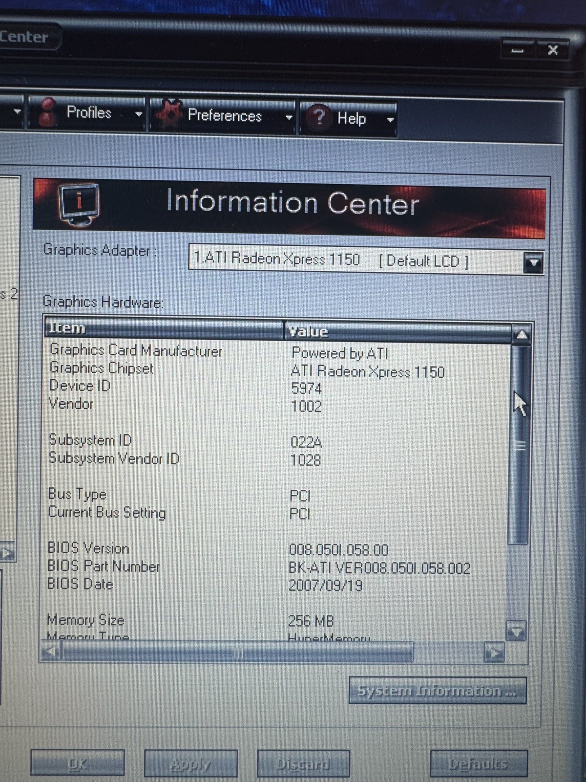 Retro Gaming Laptop Dell Vostro 1000 AMD 1.9GHz 2GB 80GB ATI Radeon Windows XP