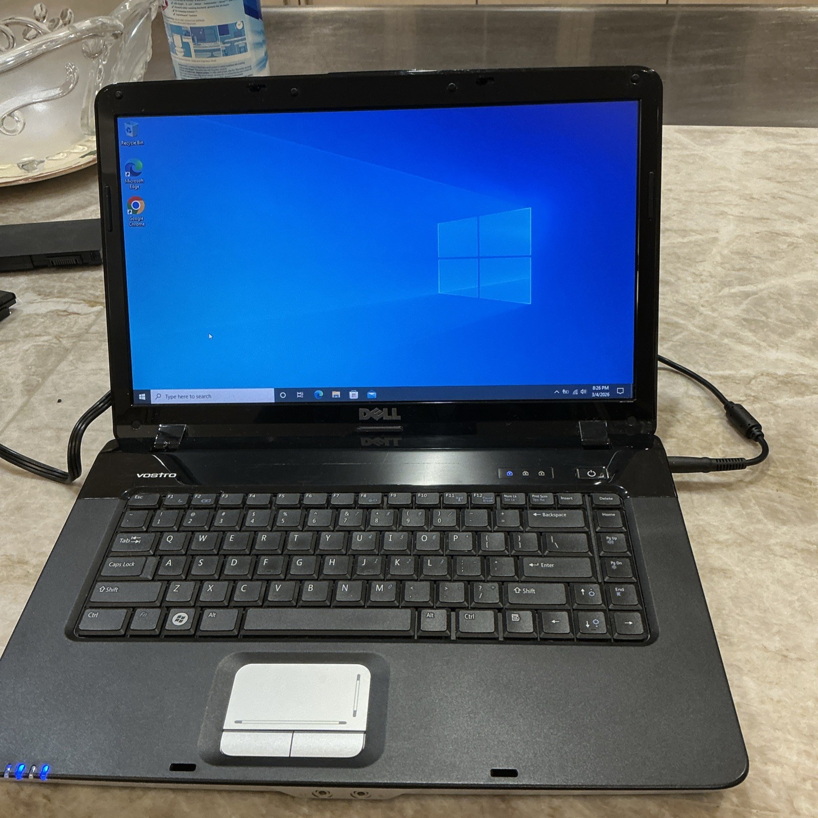 Dell Vostro A860 Laptop Intel Core 2 Duo 1.6Ghz 4GB RAM 160 HDD AC Adapter