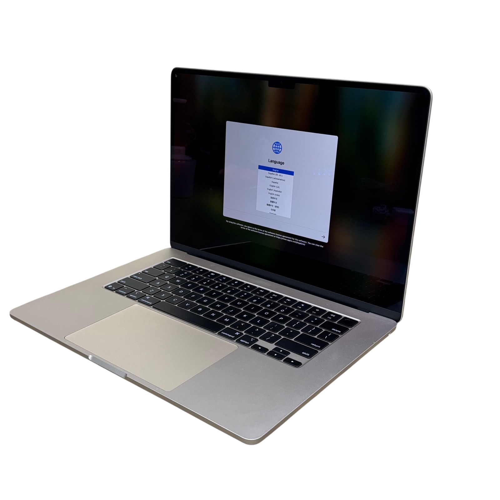 Apple MacBook Air 2025 A3241 MW1J3LL/A M4 Chip 4.4GHz 16GB RAM 256GB SSD 15.3″