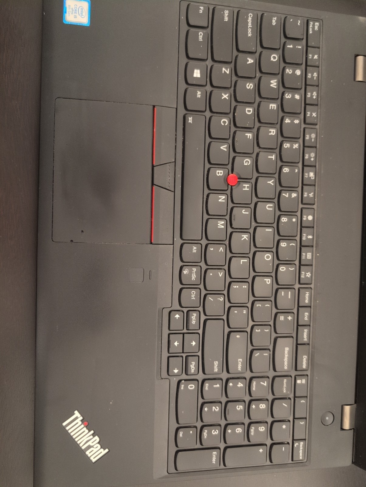 Lenovo Thinkpad T580 Touch Screen (For Parts, Loud Sound, Message W Questions)