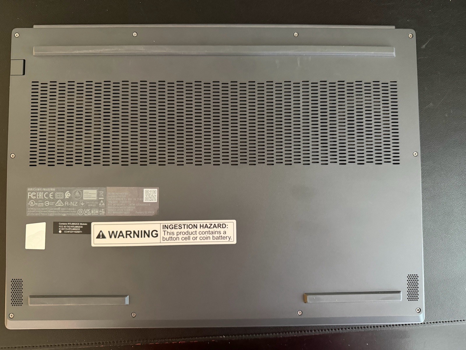 Lenovo Legion 5 16IRX9 Laptop 16″, I9-14900HX, RTX 4060, 32GB RAM, 1TB SSD