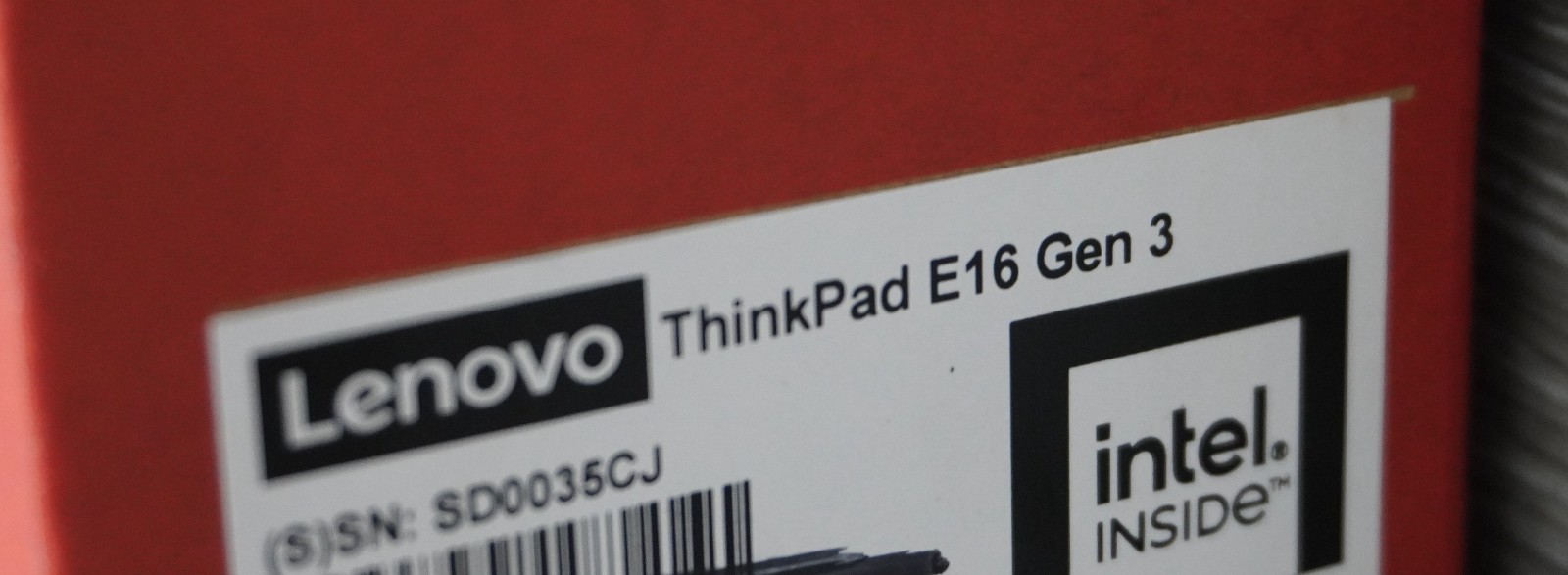 Lenovo ThinkPad E16 Gen 3 16″ Core Ultra 5 225U 16GB 256GB SSD W11P
