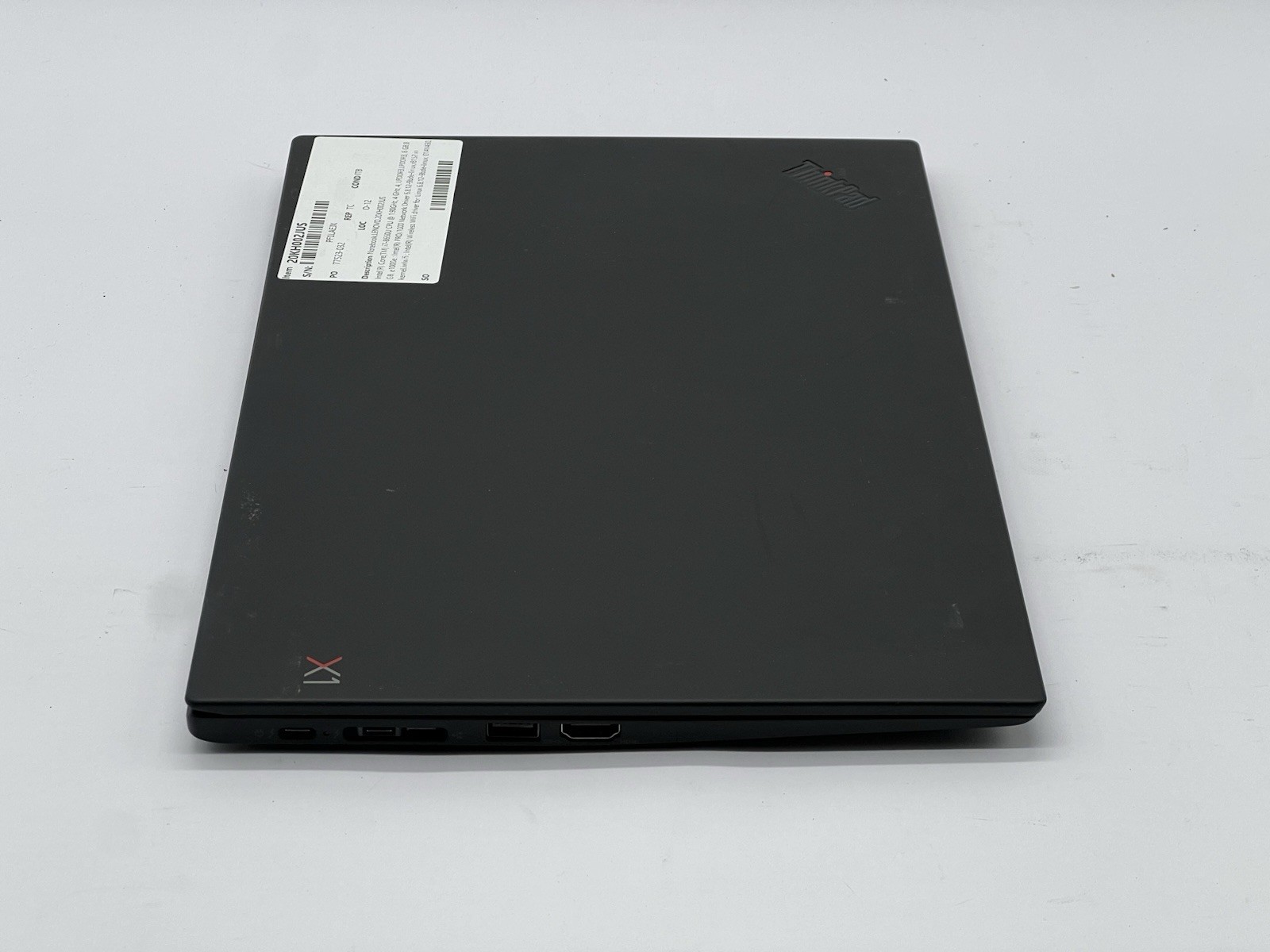 Lenovo ThinkPad X1 Carbon 6th, i7-8650U, @ 1.90GHz, 16GB RAM-No HDD/OS/Charger