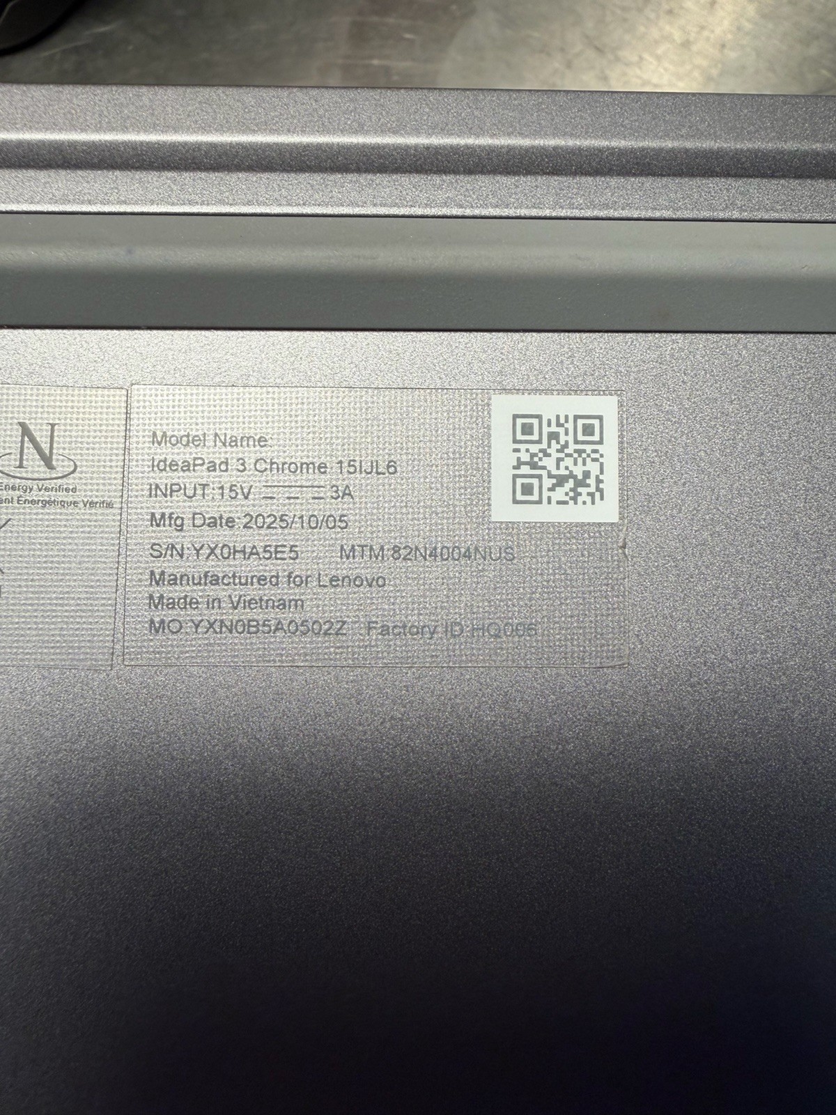 Lenovo IdeaPad 3 Chrome 15IJL6 15.6″ Chromebook Celeron N4500 4GB RAM 32GB SSD