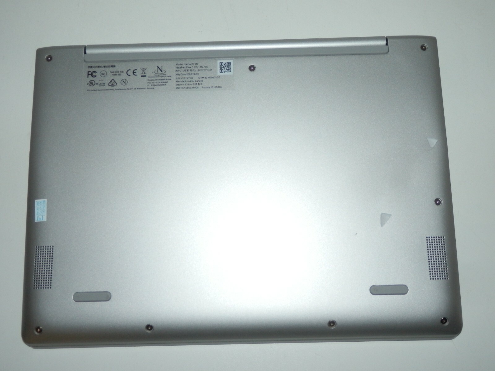 Lenovo IdeaPad Flex 3 Chromebook, MT8173C, 4GB Ram, 64GB EMMc, 11.6 inch Faulty