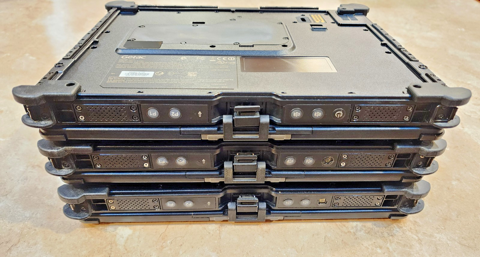 3x Lot 2-in-1 Getac V110 G3 11.6″ Touch Tablet PC i5-6200U 128GB SSD 16GB RAM