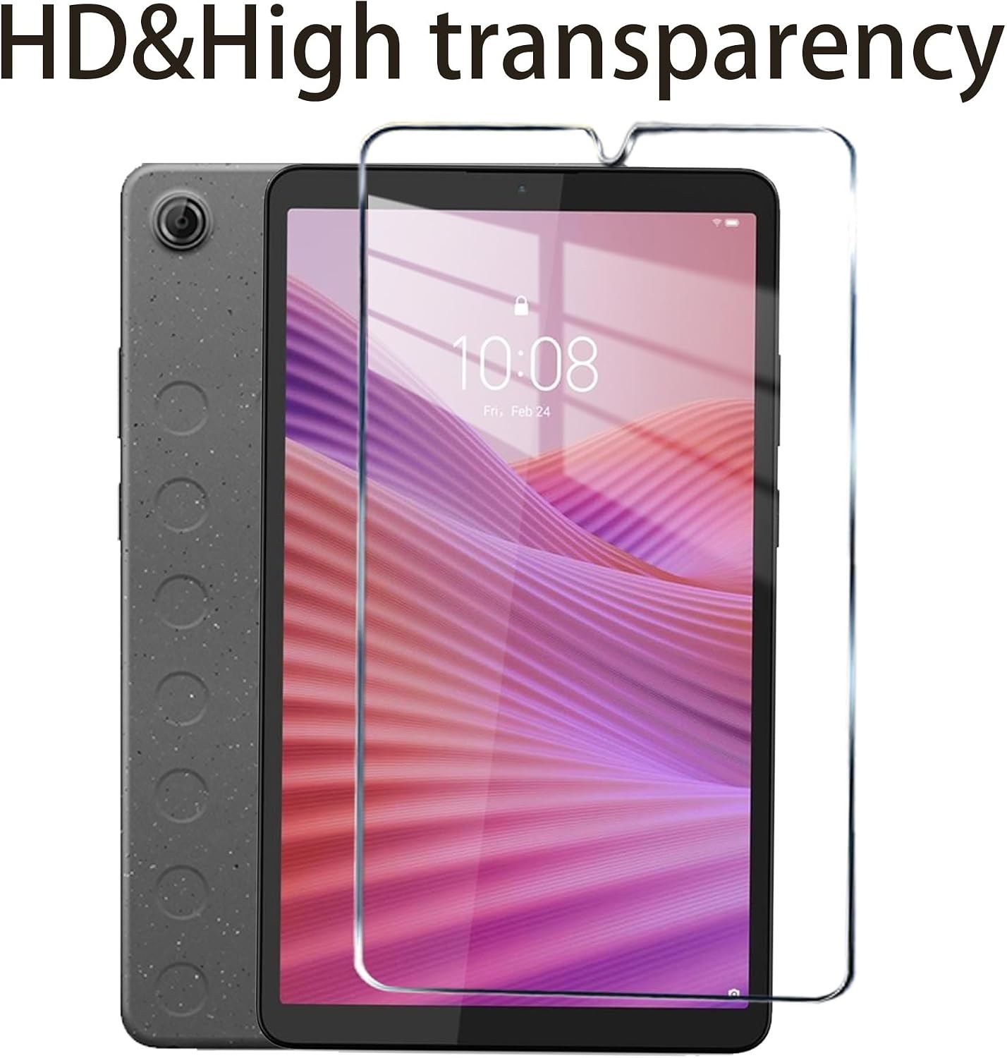 Tempered Glass Screen Protectors Compatible with Lenovo Tab One/ K9 8.7 Inch 202