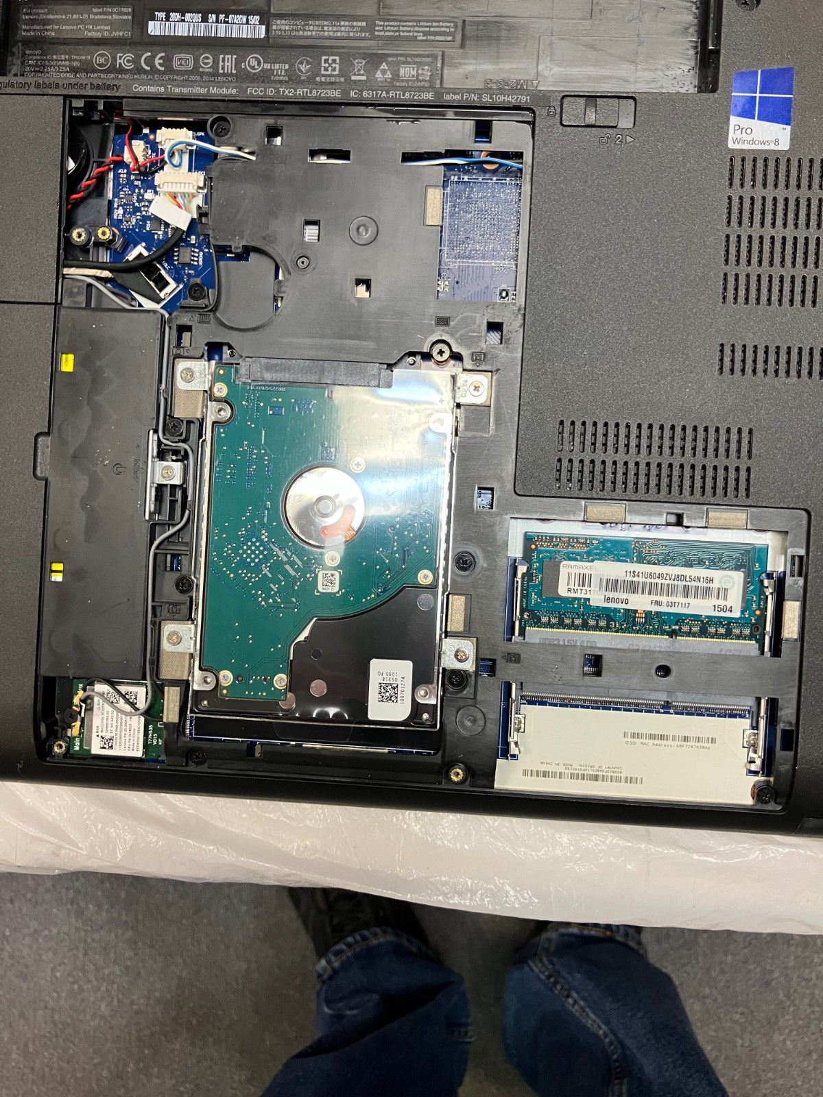 Lenovo ThinkPad E555 20DH002QUS 15.6″ AMD A6-7000 4GB RAM 500GB FOR PARTS