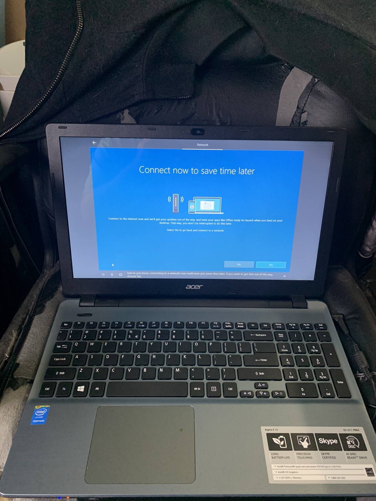 Acre Aspire E5-511-P0GC 15.6” Laptop Computer 4GB DDR3 L Memory Tested