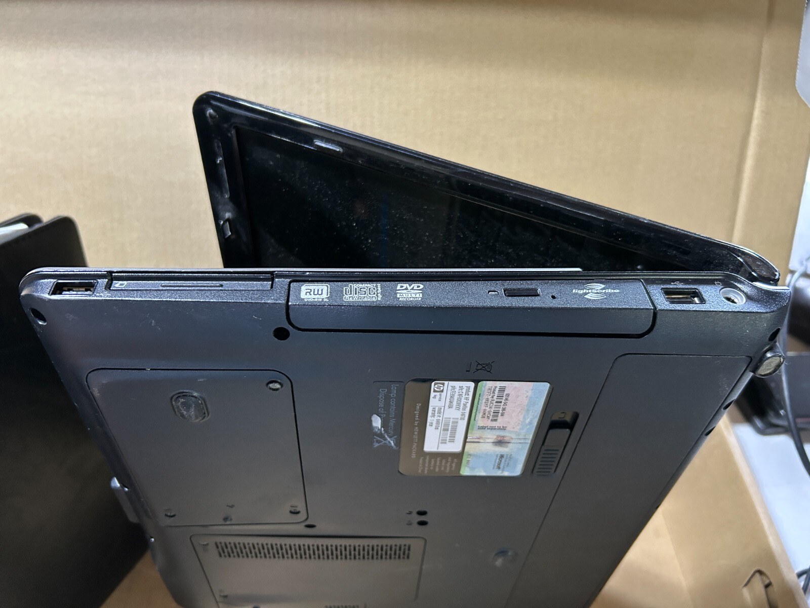 Used – Parts – HP Pavilion dv9910us Laptop – AMD Turion X2 – No RAM – No Drive