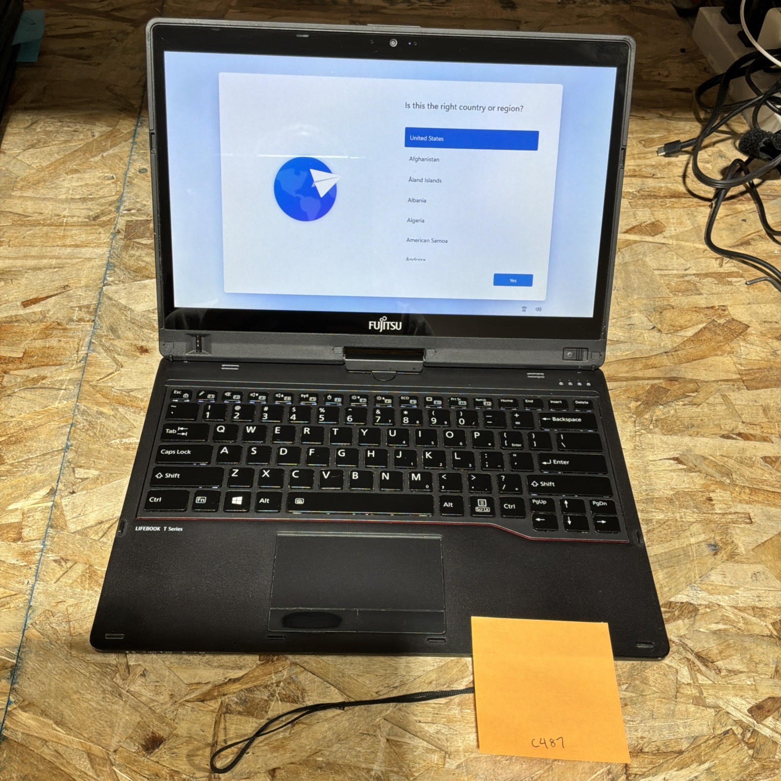 Fujitsu Lifebook T937 i5-7200U 2.5GHz 8GB RAM 128GB SSD Win 11 Pro Touch C488
