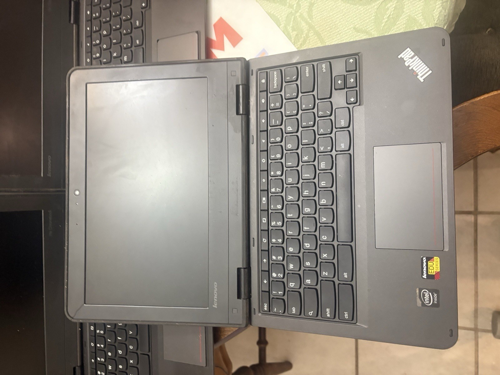 LOT OF 10 Lenovo ThinkPad 11e Chromebook Laptops UNTESTED AS IS. MAKE OFFER