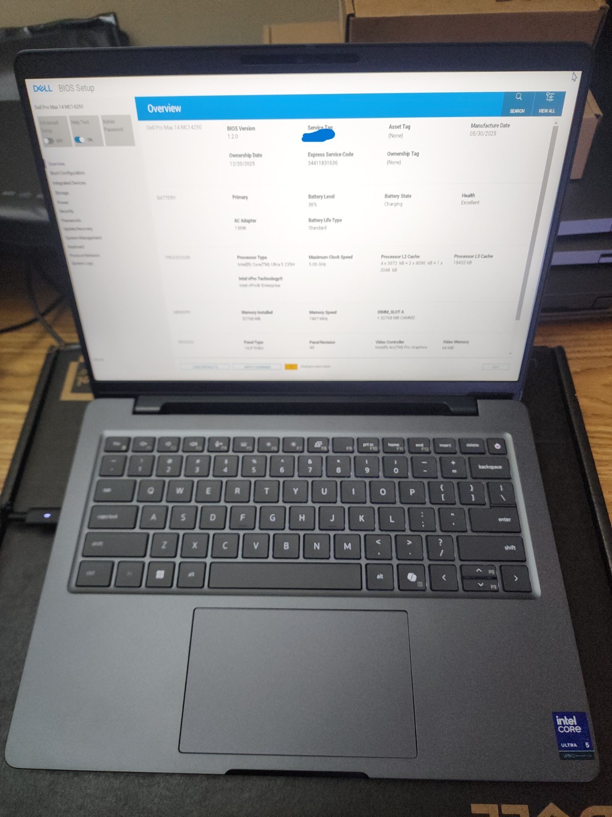 Dell Pro Max 14 2025 Core Ultra 5 32GB 512GB Arc Pro 140T Warranty 2028