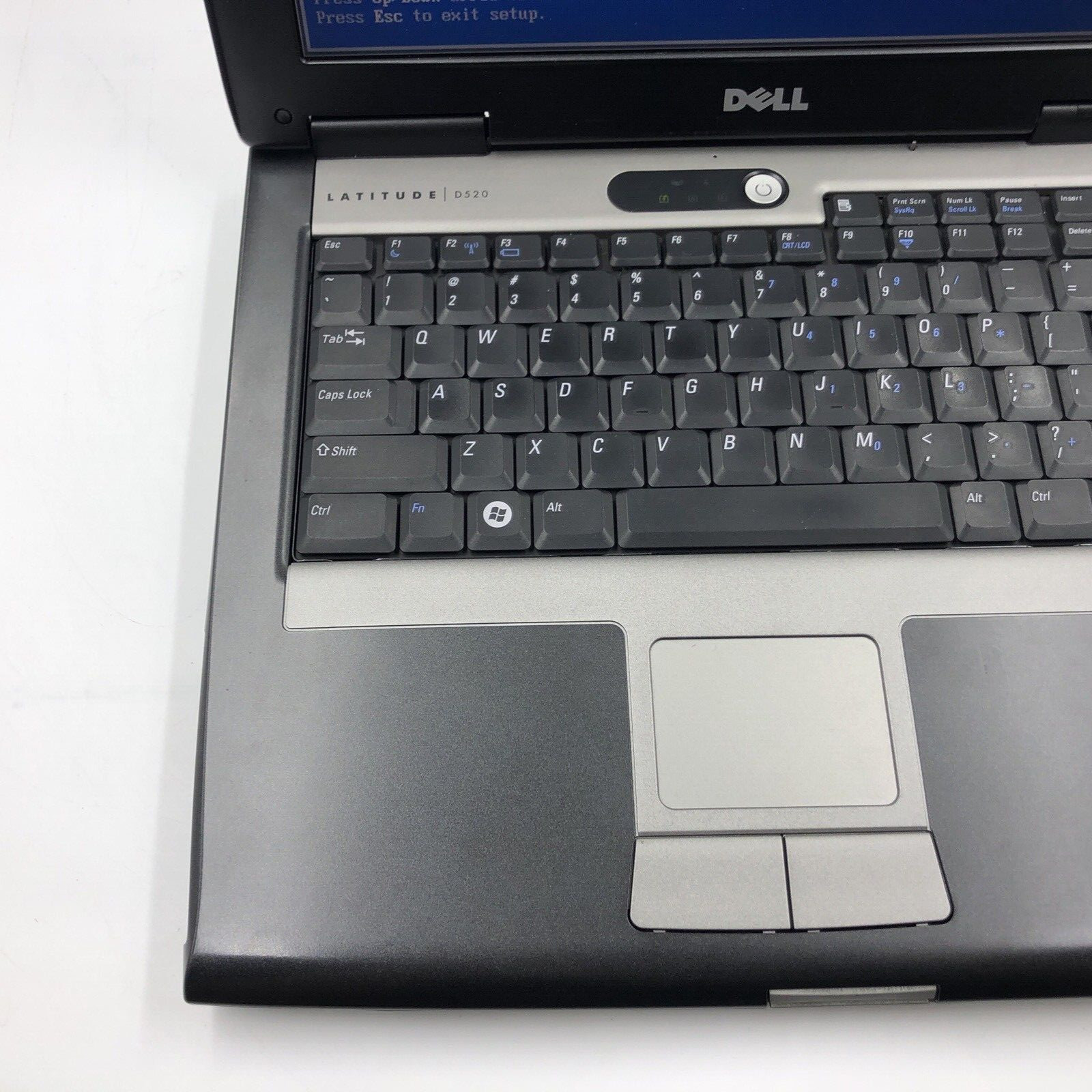Dell Latitude D520 Laptop Intel Core 2 Duo 1.66 1GB NO HDD/OS Bad Battery (PART)