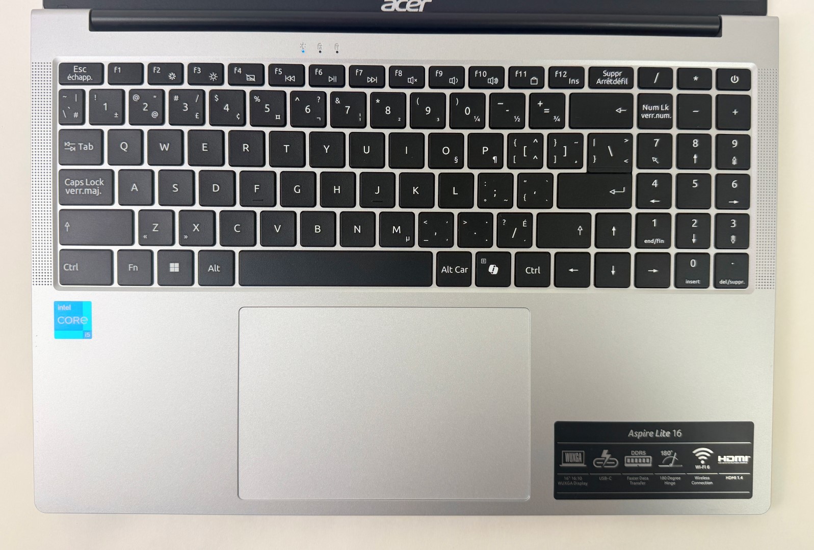Acer Aspire Lite 16 AL16-54P-55SD 16″ 1920×1200 i5-1334U 16GB 1TB SSD W11H