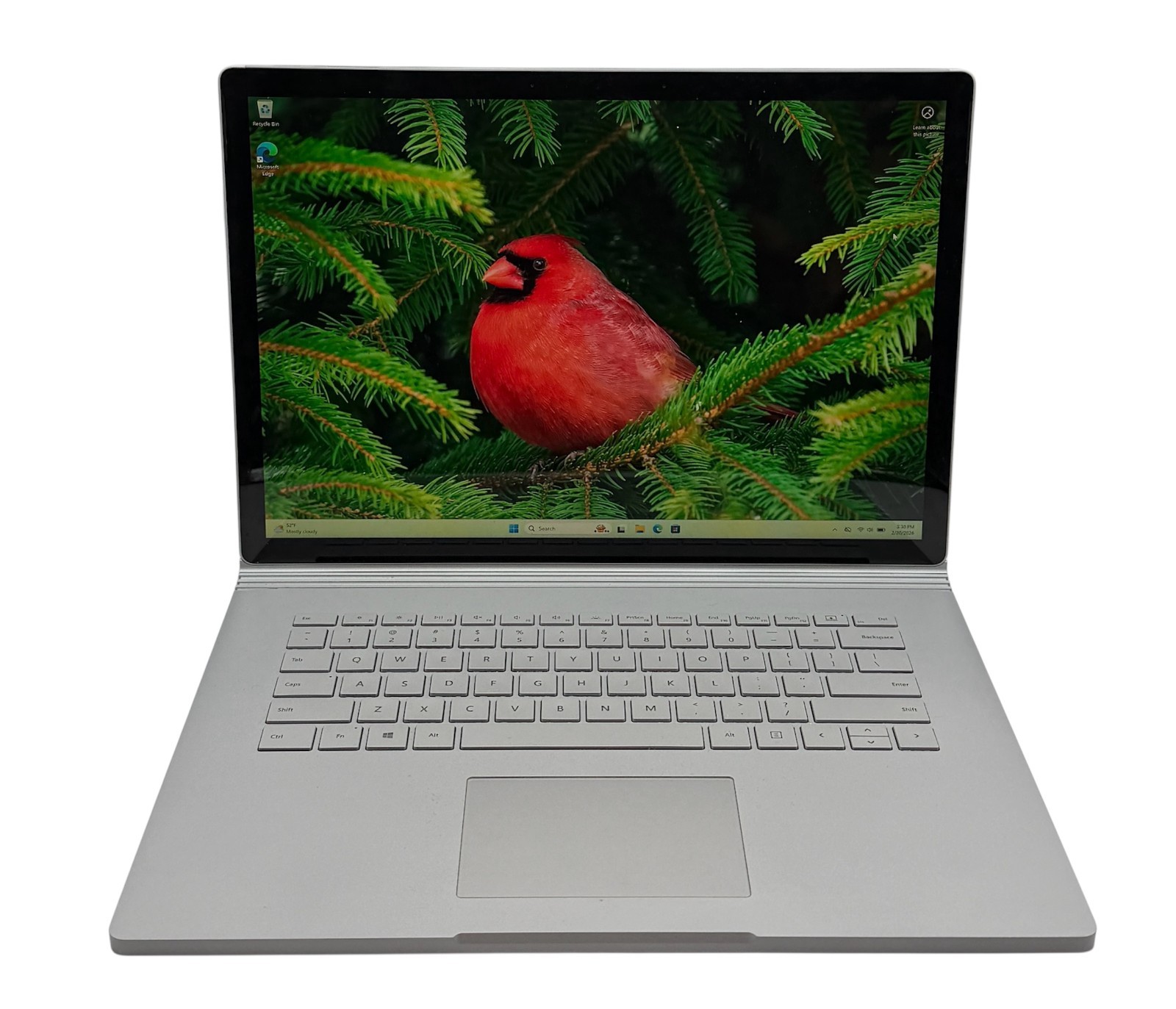 15” Microsoft Surface Book 2 Intel Core i7, 8650U @ 1.90GHz, 16GB RAM 512GB SSD