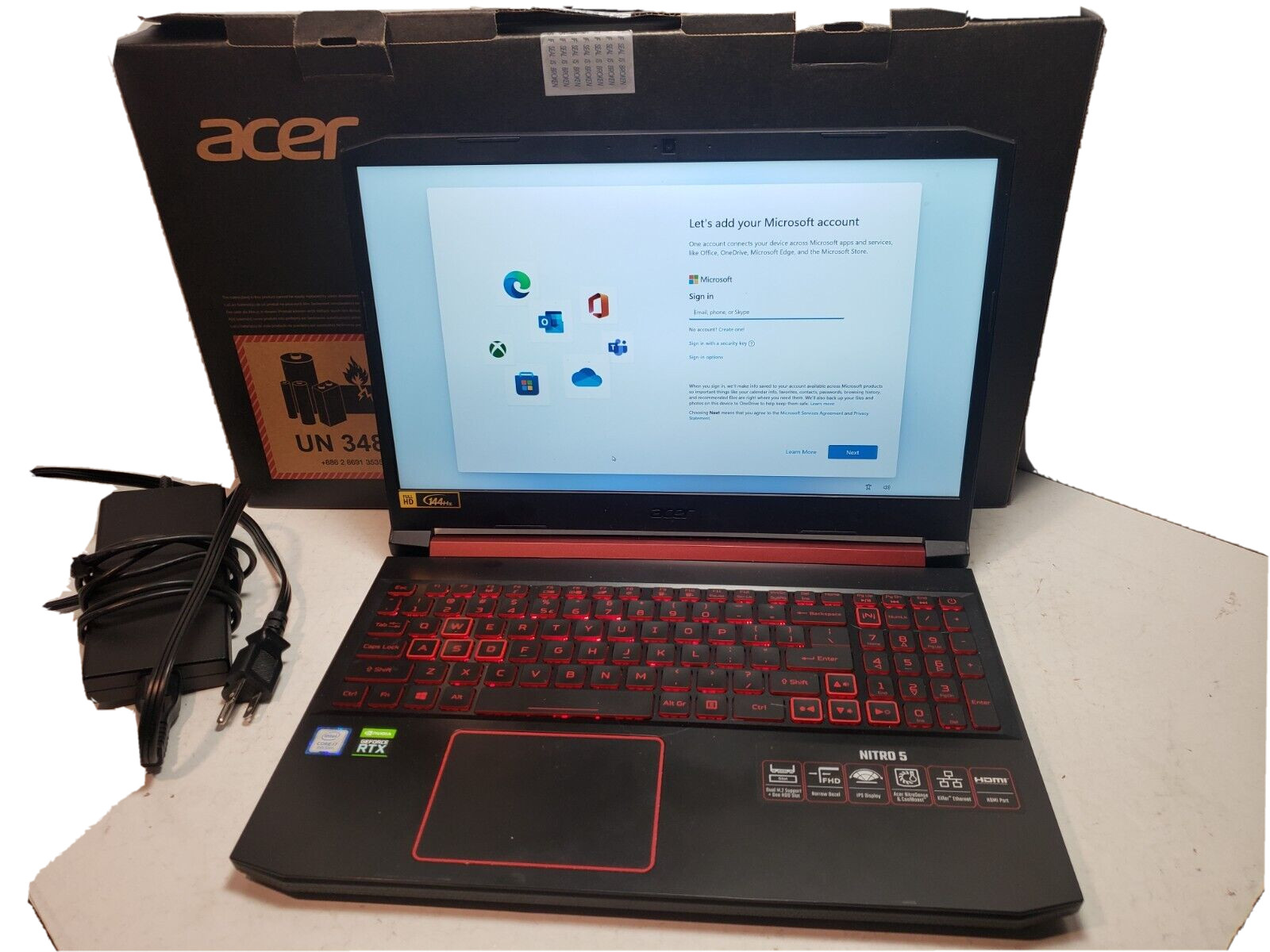 Acer Nitro 5 AN515-54-70KK Intel i7-9750H RTX 2060 16GB RAM 512GB SSD 15.6″