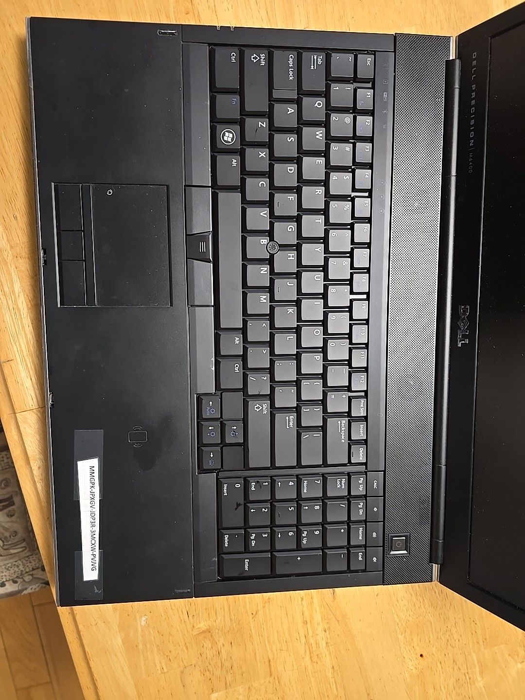 DELL PRECISION M6400 CPU T9600 16GB RAM Win11 pro, 250GB HD Brand New Keyboard