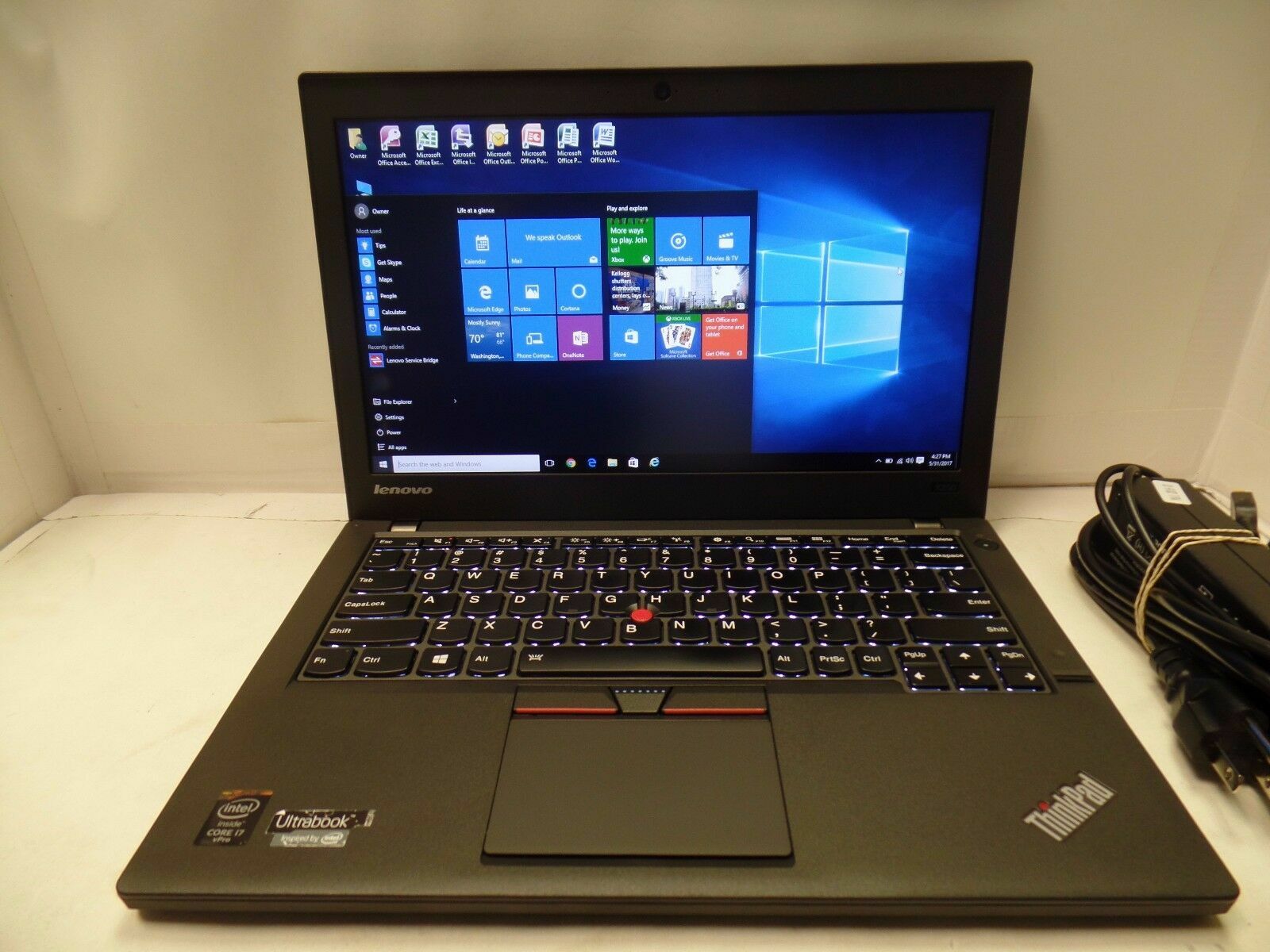 Lenovo ThinkPad X250 Laptop i7-5600u @ 2.60GHz 8GB 256GB SSD WIN 10 Pro 12.5″