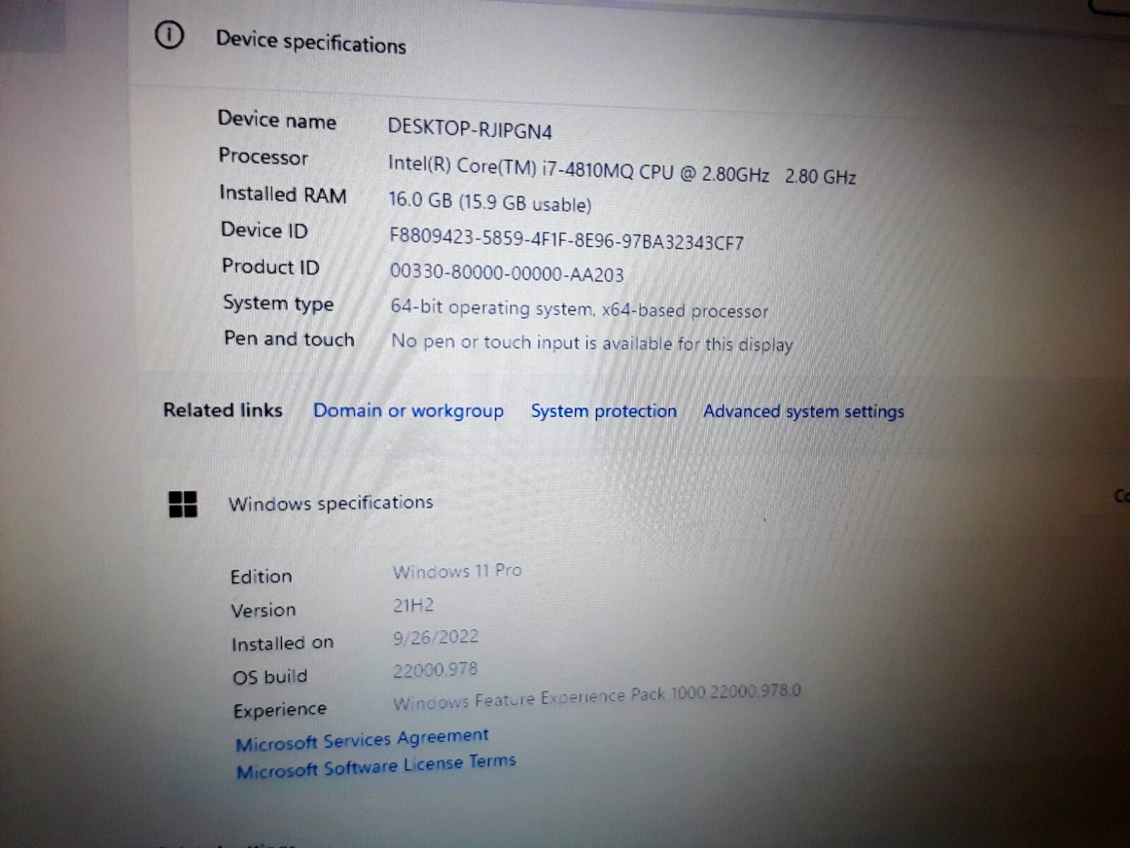 Sager Clevo P177SM-A NP8298 I7-4810mq 2.8-3.8Ghz 16GB 512GB SSD NVIDIA P3200 W11