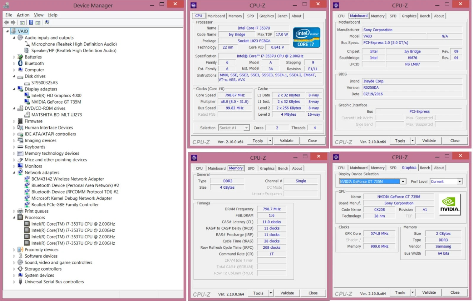 Sony VAIO Fit 15 (SVF15190S) Laptop
