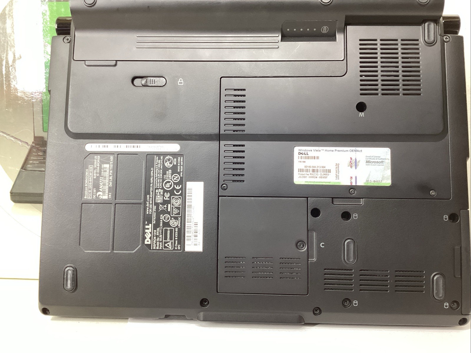 Dell Inspiron 1318-124B 13.3″ Laptop Intel Core 2 Duo 2.00GHz 3GB BATT DEAD