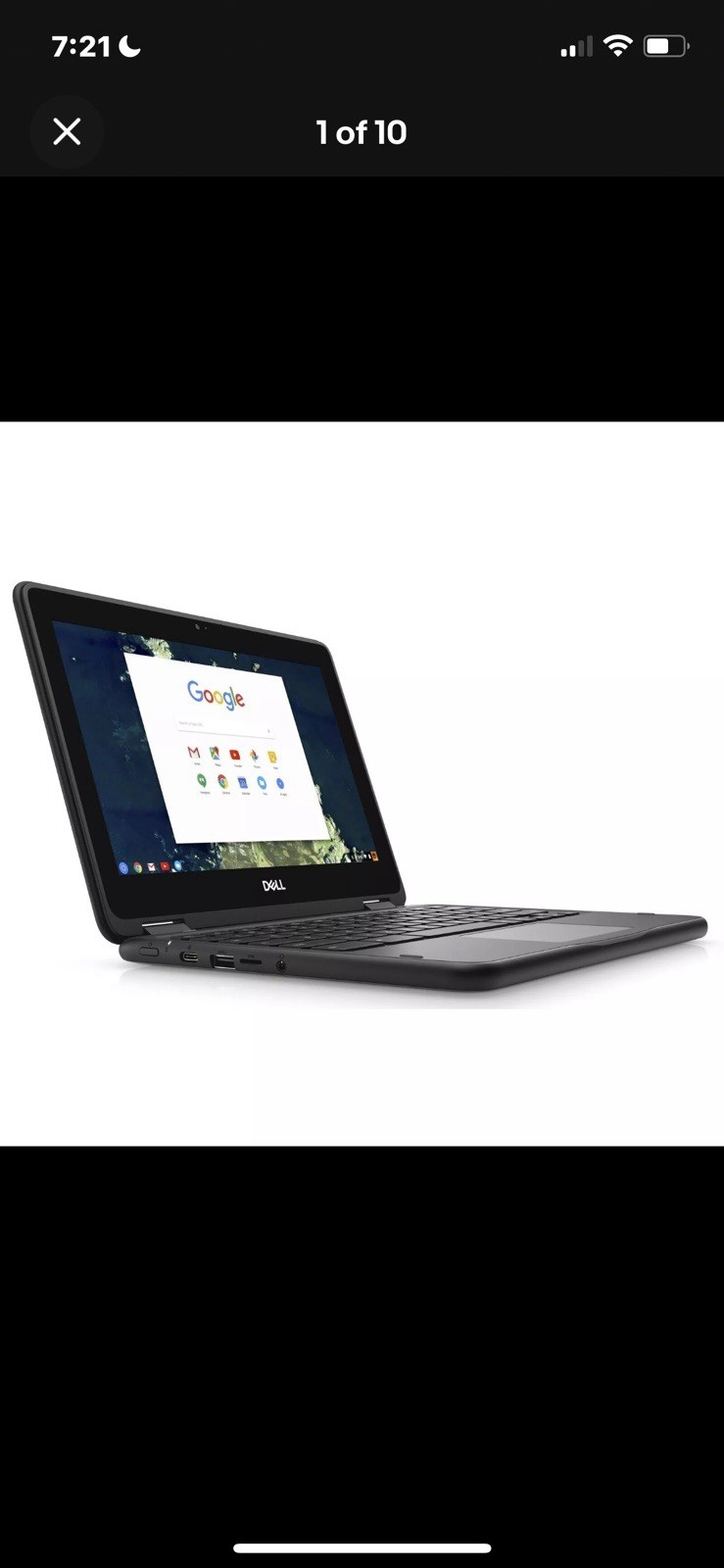 Dell 5190 2 in 1 TouchScreen Chromebook 11.6″ 4GB Ram 32GB SSD *See Description*