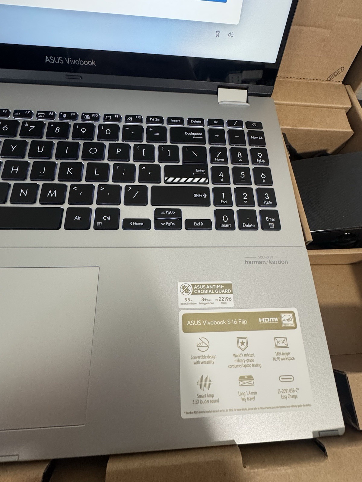 ASUS Vivobook S16 Flip 16″ WUXGA Touch Intel i5-1335U 8GB 512GB SSD W11H Laptop