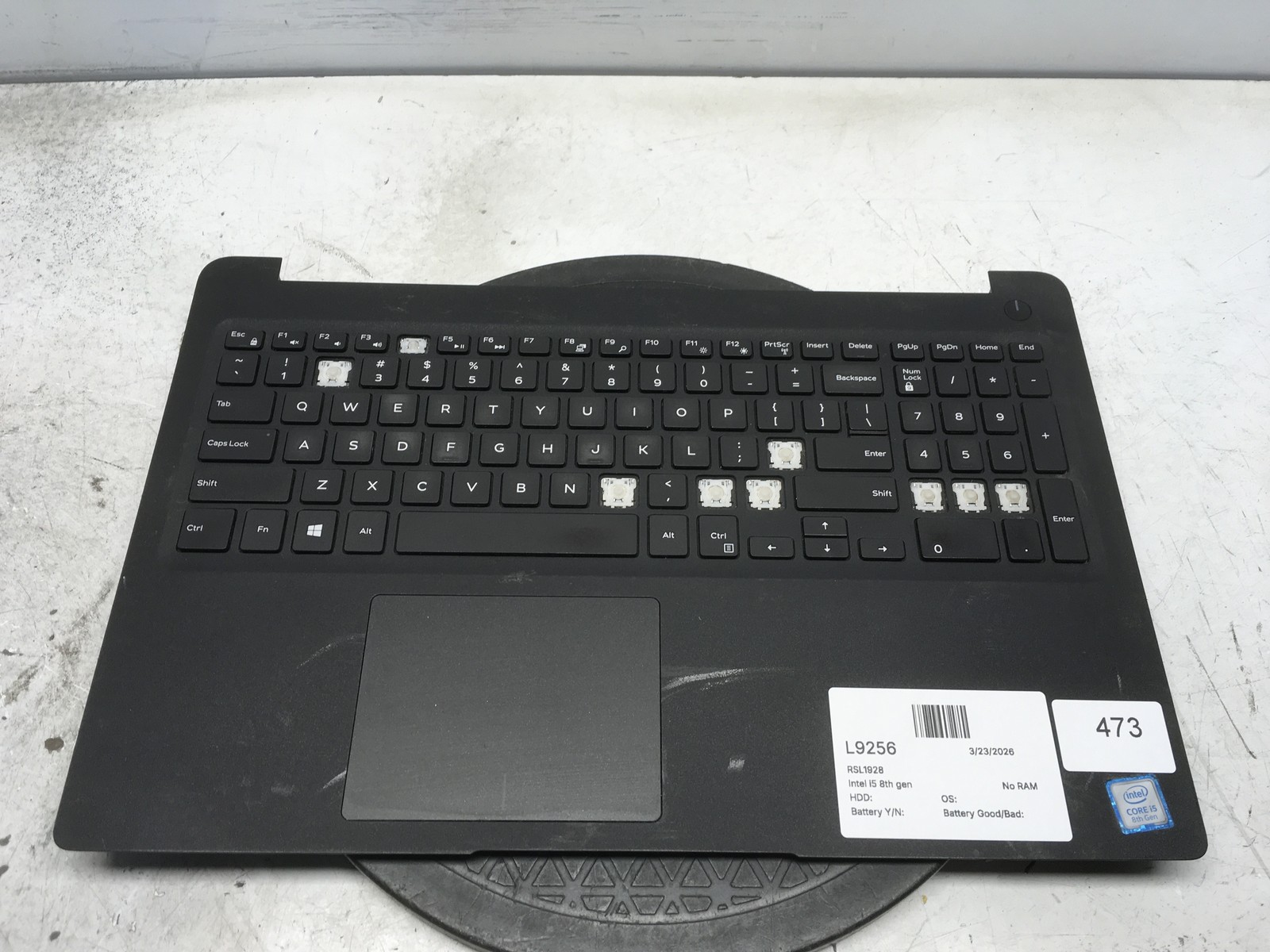 Dell Latitude 3500 Intel i5 8th gen No RAM NO HDD No Batt