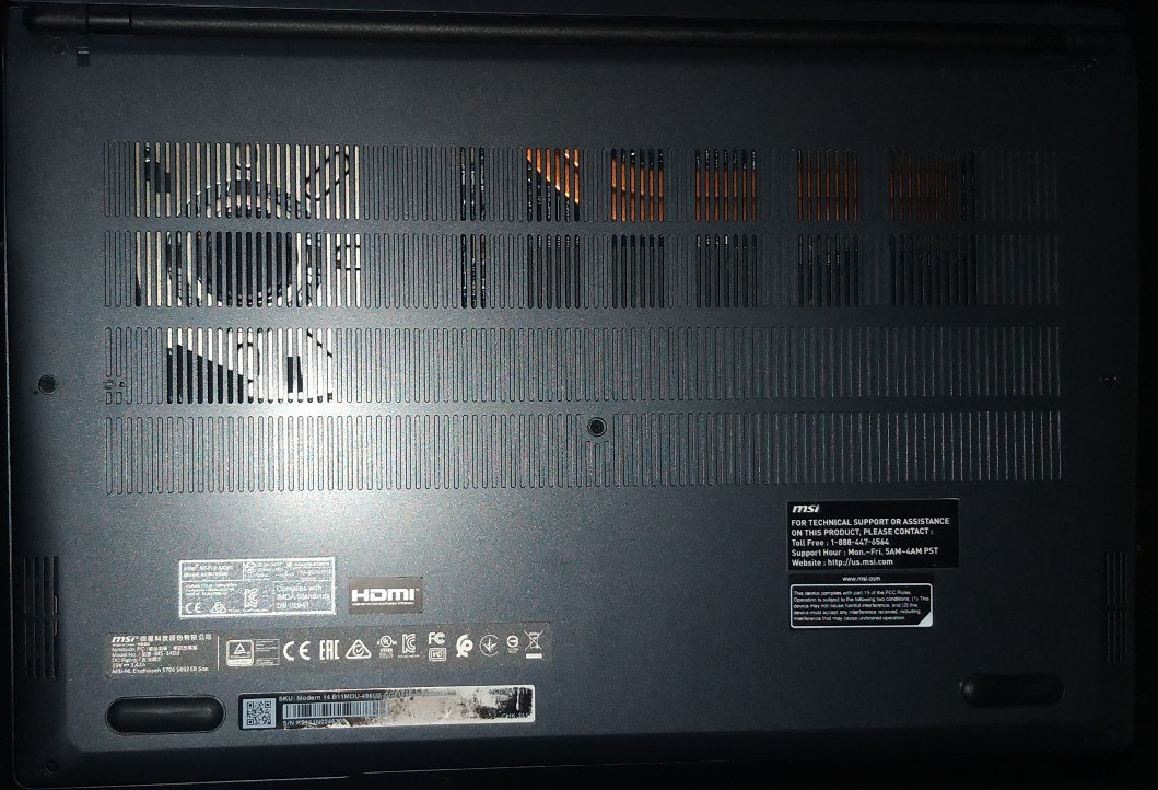 MSI Modern 14 B11MO 14″ Laptop (READ DESCRIPTION)