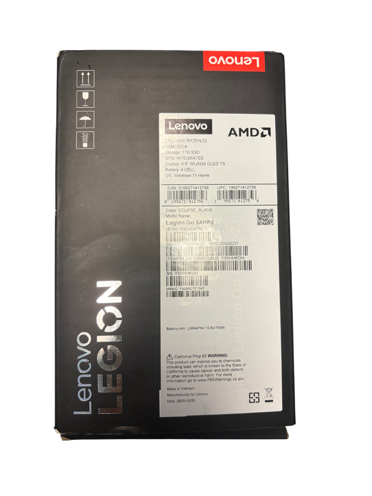 Lenovo Legion Go 2 Z2 Handheld Gaming PC Ryzen 32GB 1TB 8.8″ OLED 144Hz Warranty