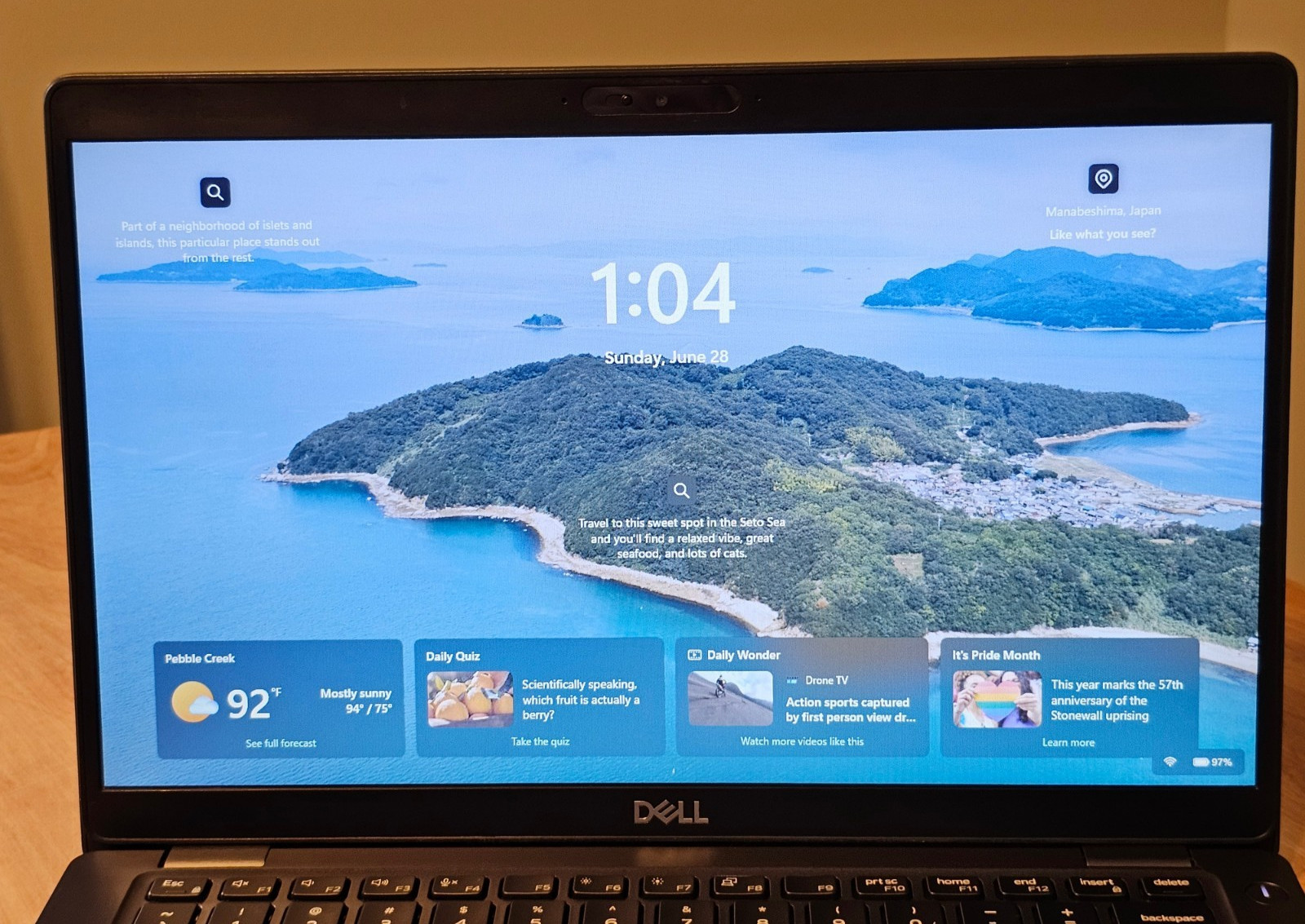Good Dell 5400 i5-8265U 1.6GHz 8GB 256GB NVMe Webcam Charger & Excellent Battery
