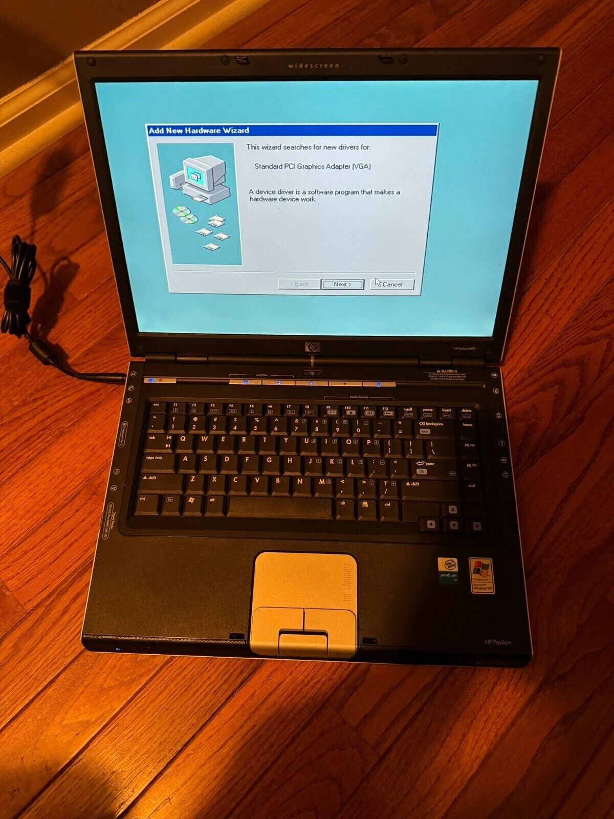 HP Pavilion dv4000 DV4165CL Laptop Intel Pentium – No HDD, No RAM, No Battery
