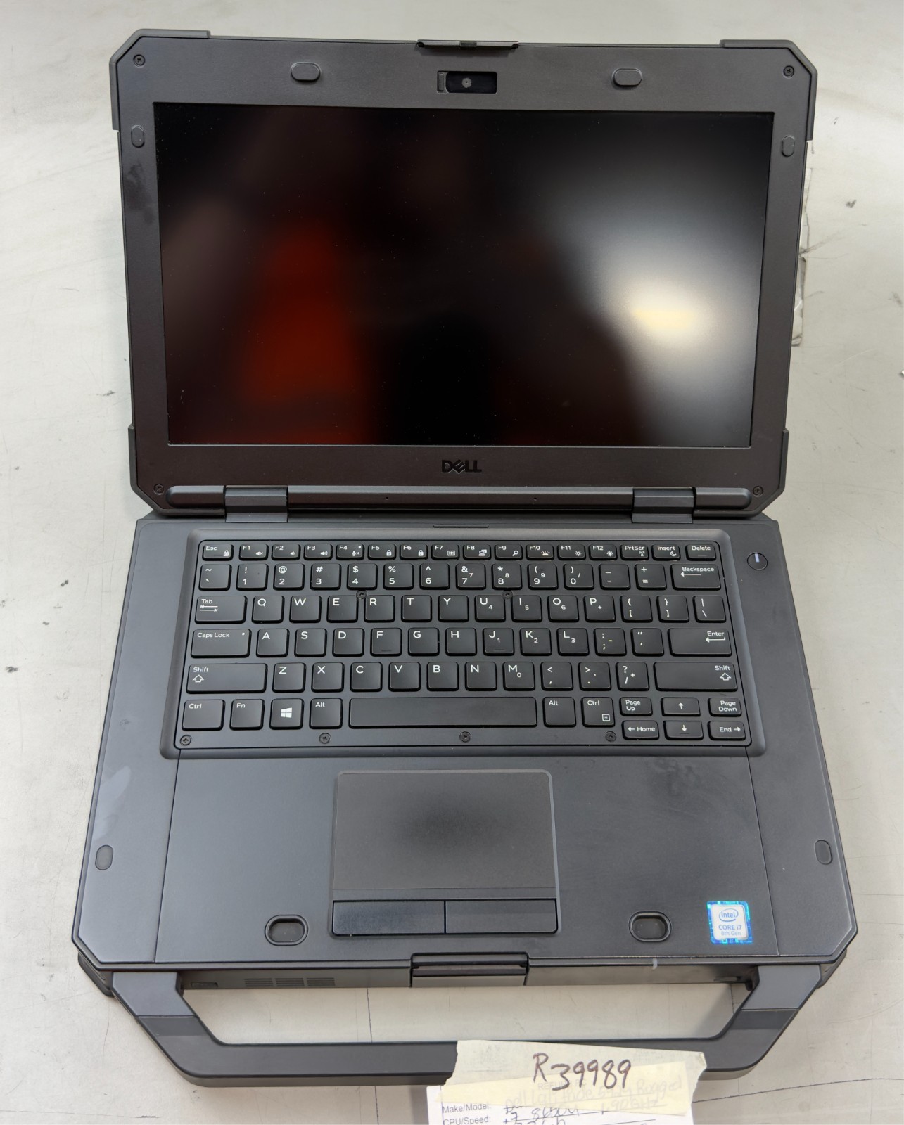 Dell Latitude 5424 Rugged i7-8650U / 32GB RAM / NO SSD -RL6124