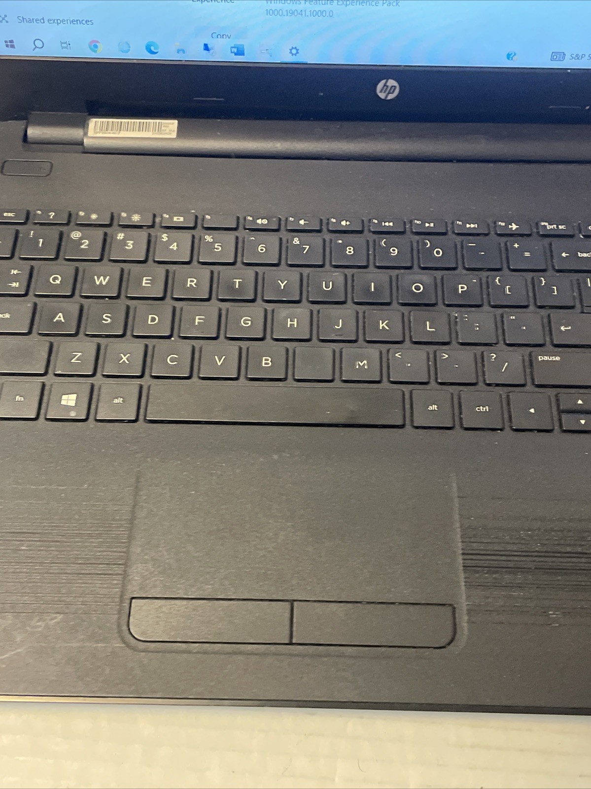 HP 15-ba079dx AMD A10-9600p 6.0 GB 64-bit Op System 15.6” Touch Screen Win. 10
