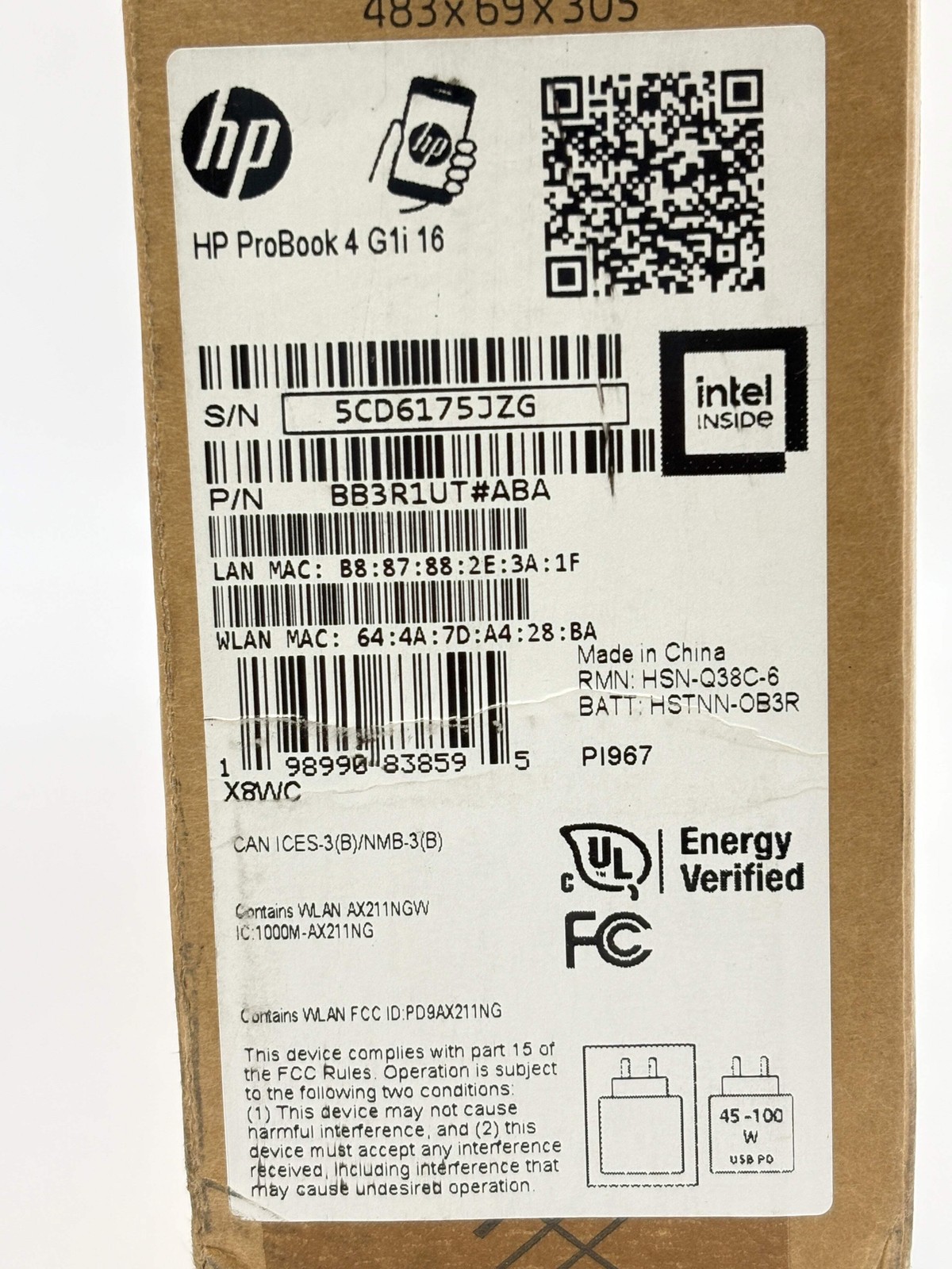 HP ProBook 4 G1i 16-inch Core Ultra 7 255U 16GB 512GB SSD New In Box