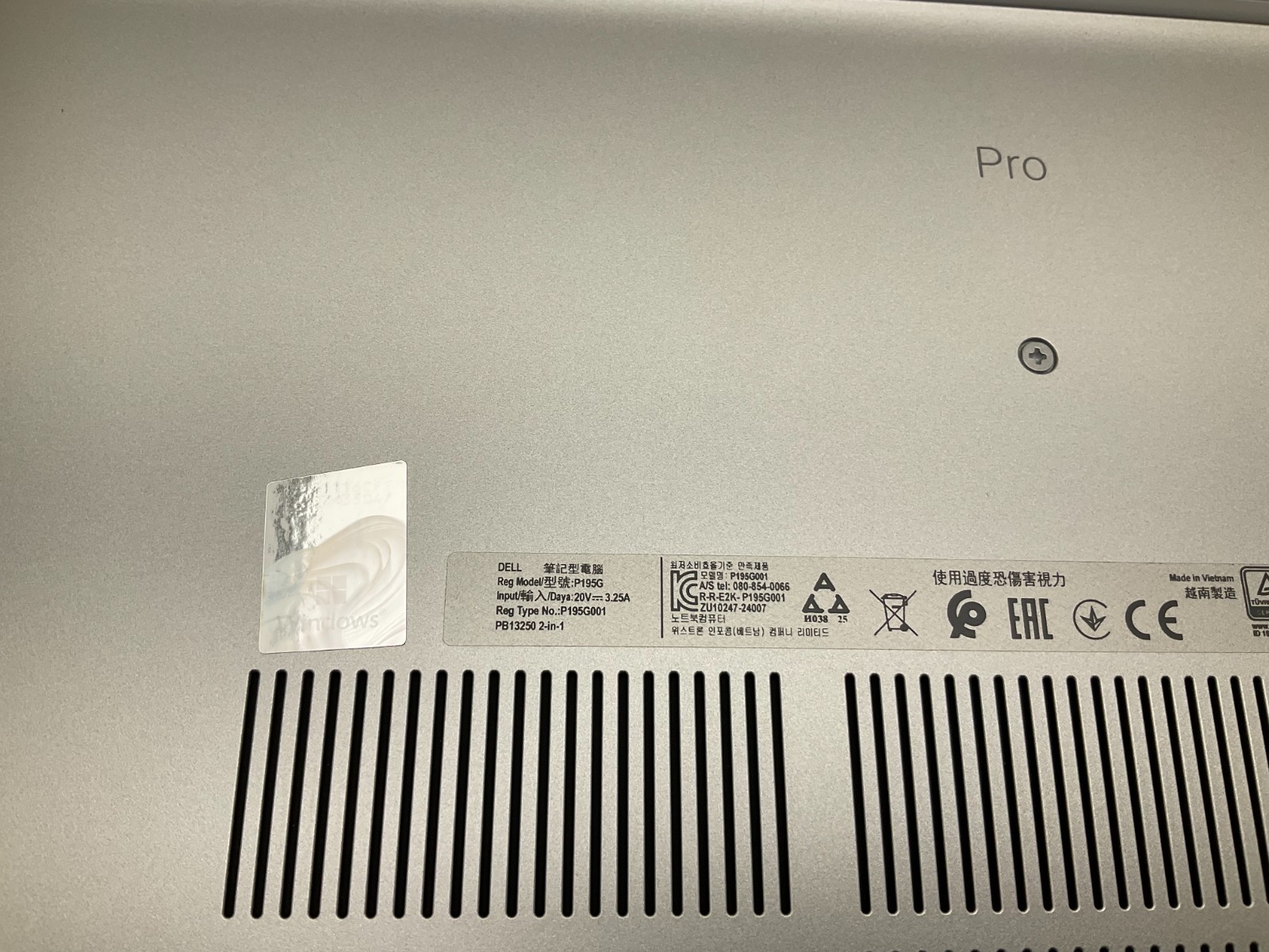 Dell Pro 13 Plus Laptop Touch 13.3″ Core Ultra 7-265V 32GB 512GB Warnt 12/2028