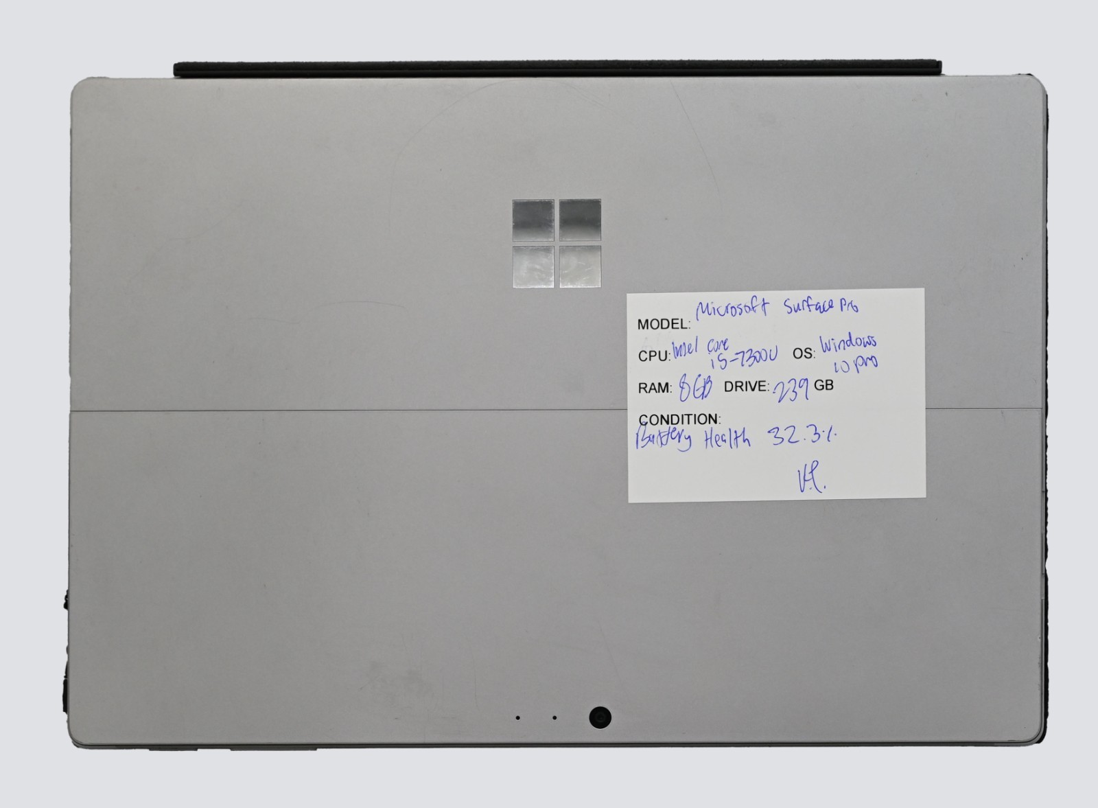Microsoft Surface Pro 5 1796 i5-7300 2.6GHz 8GB RAM 256GB SSD Windows 10