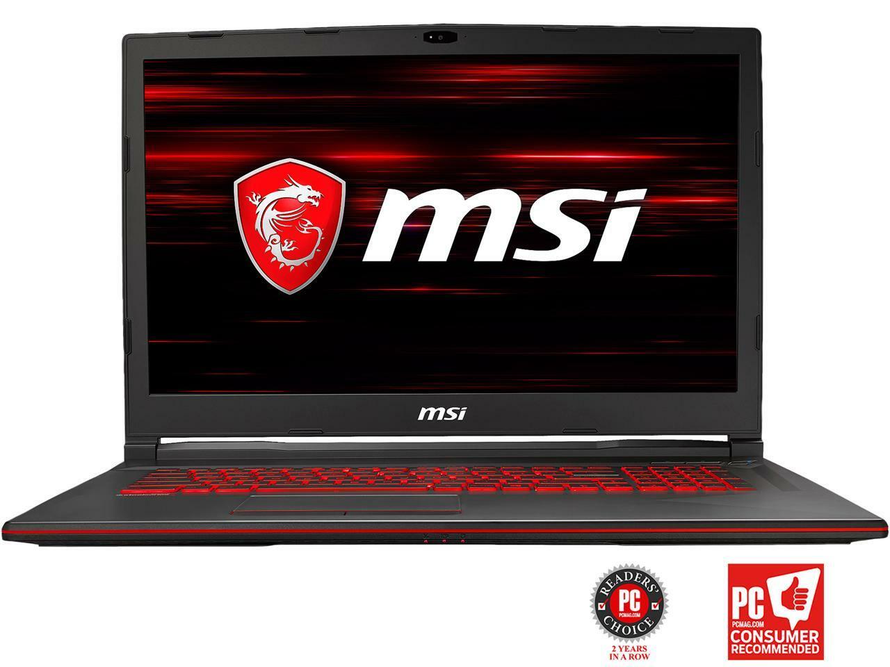 Msi Gaming GL73 8RC-032, Core i7 CPU, 128GB SSD+1TB HDD, 16GB RAM, GTX 1050 4GB