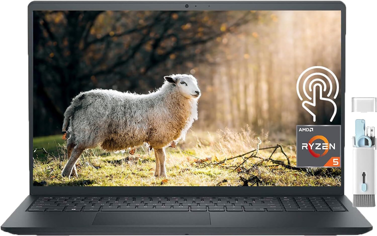 DELL INSPIRON RYZEN 5-7530U 15.6″ FHD TOUCH DISPLAY 8GB 512GB SSD LAPTOP – DE01