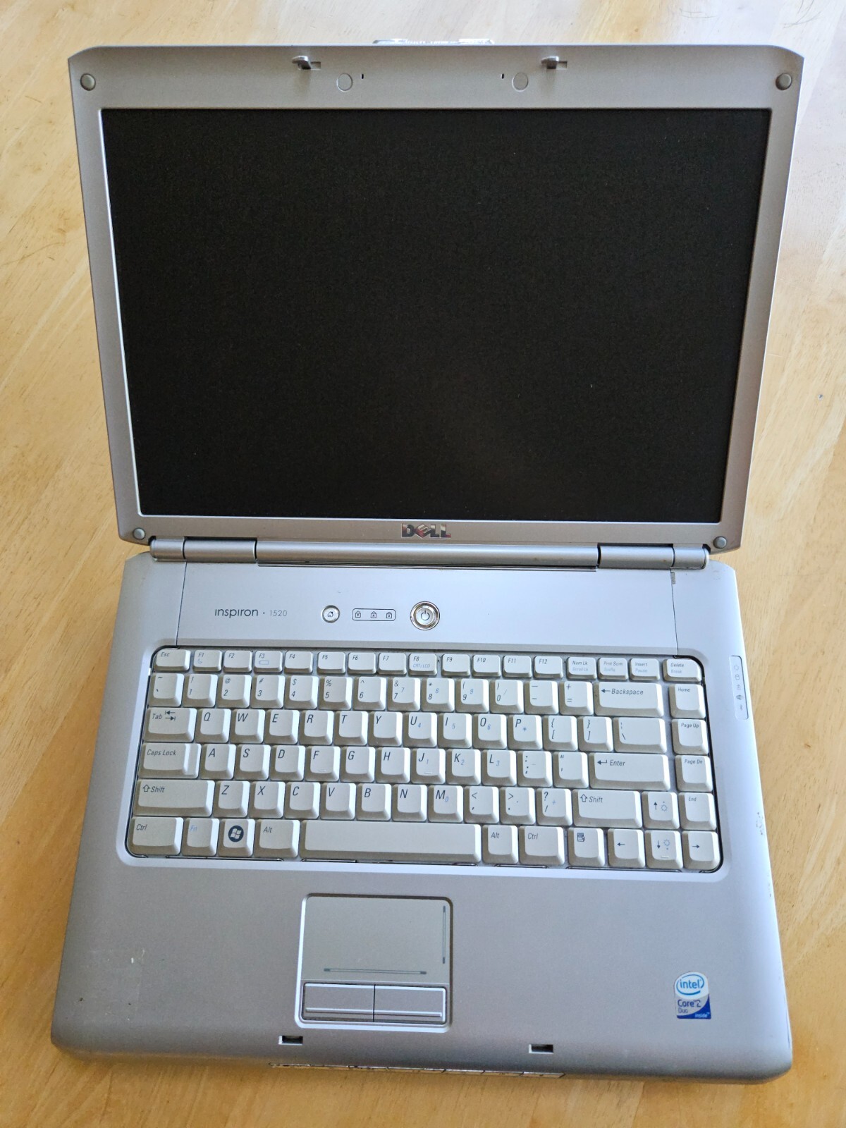 Dell Inspiron 1520 Laptop Intel Core 2 Duo Processor Untested!