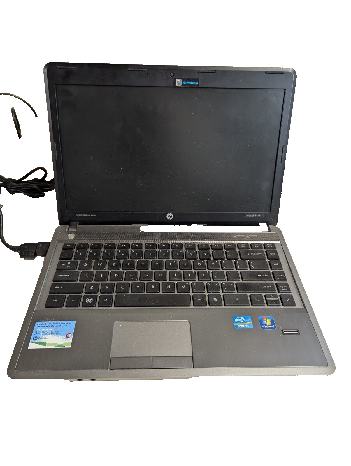HP ProBook 4440s 14in. Intel Core i3-2nd NO Ram/CORD/HDD Boots #311