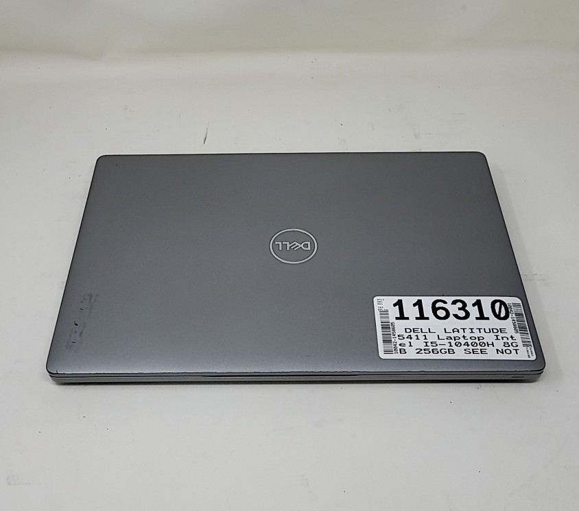 DELL LATITUDE 5411 Laptop Intel I5-10400H 8GB 256GB SEE NOTES