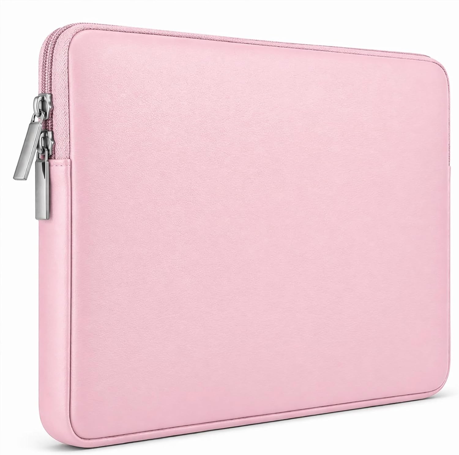 14 Inch Laptop Sleeve Soft PU Leather Case Protective Water Resistant Zipper Cov