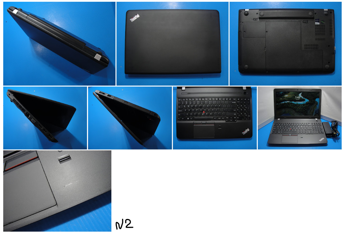 Lenovo ThinkPad E560 14” FHD Intel Core i7-6500U 2.5GHz 8GB 250GB SSD +Cgarger
